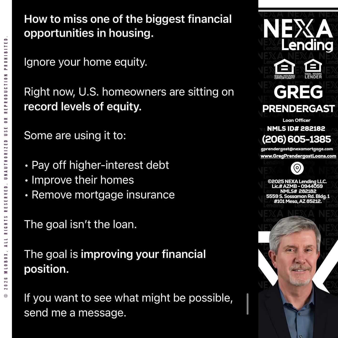 how to miss - Greg Prendergast -Loan Officer