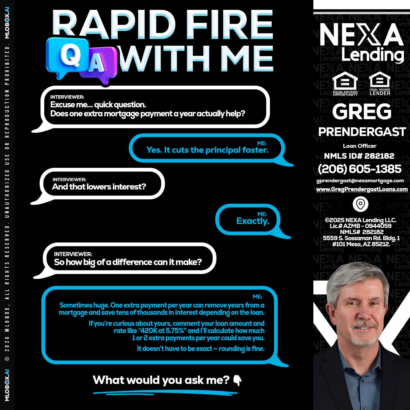 RAPID Q&A - Greg Prendergast -Loan Officer