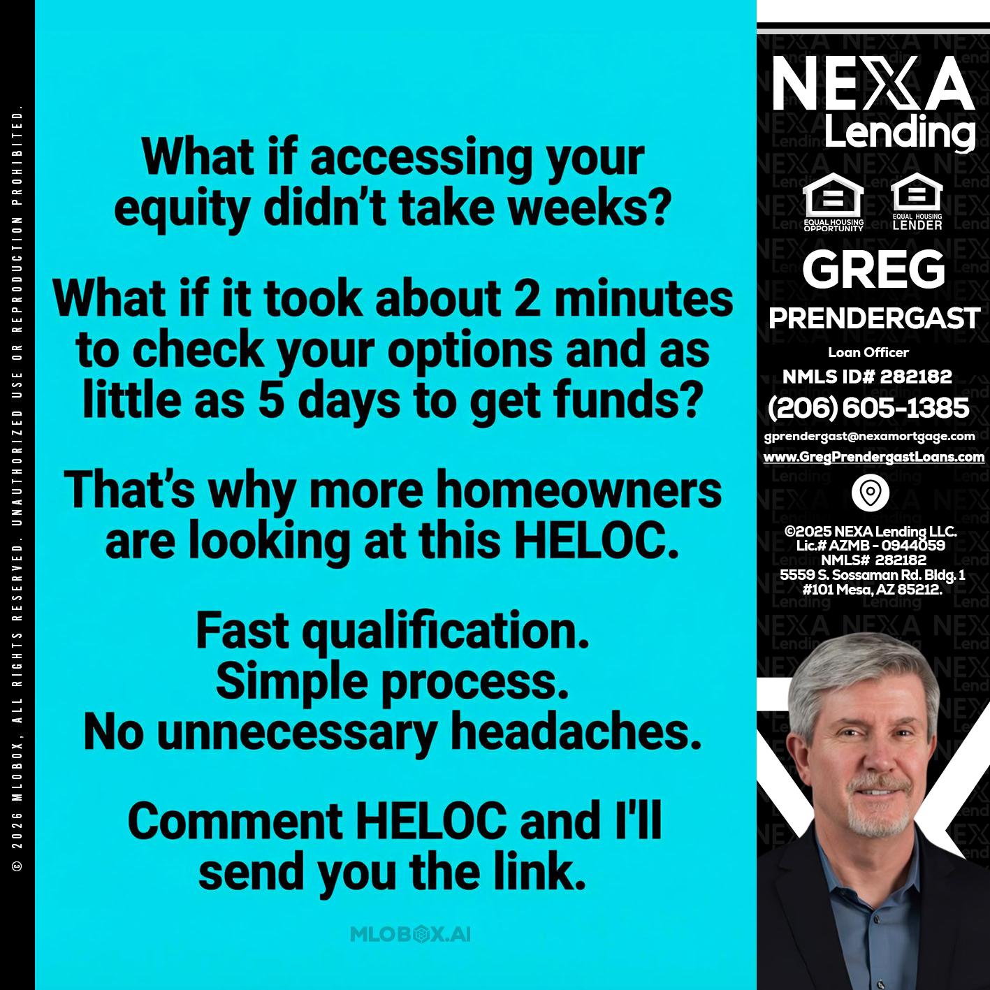what if - Greg Prendergast -Loan Officer