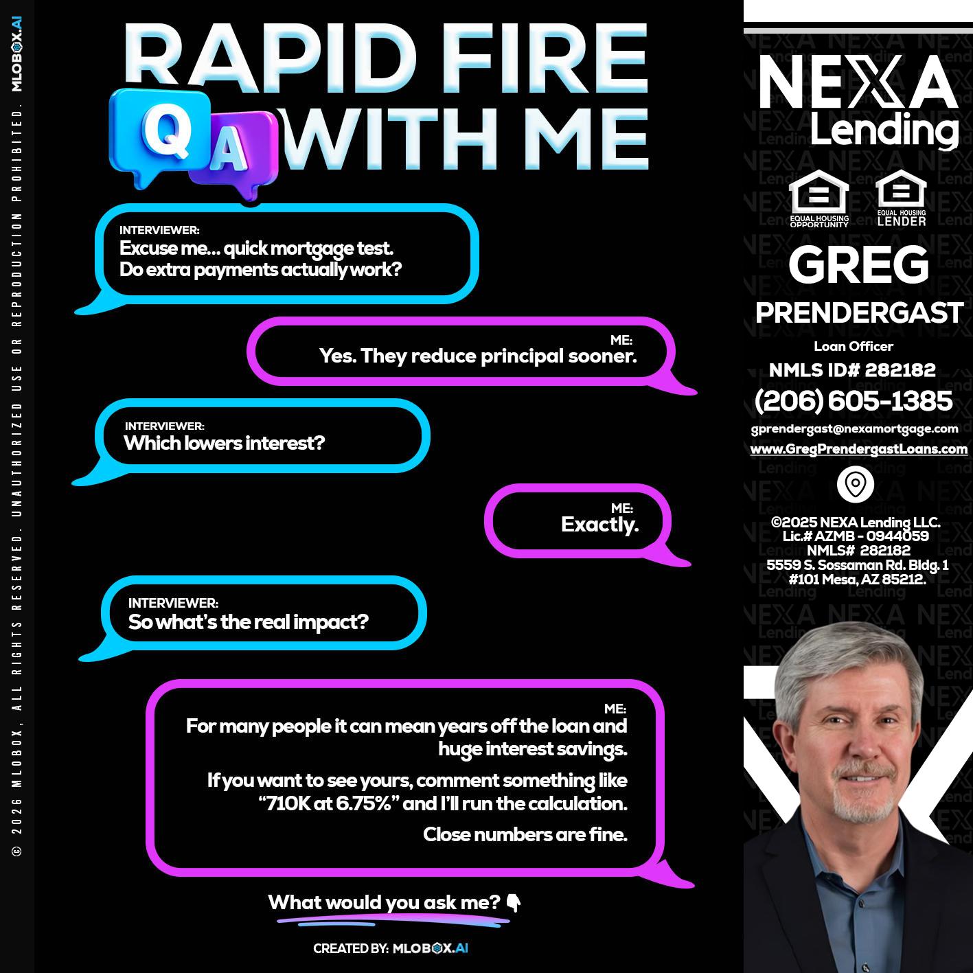 RAPID QA - Greg Prendergast -Loan Officer